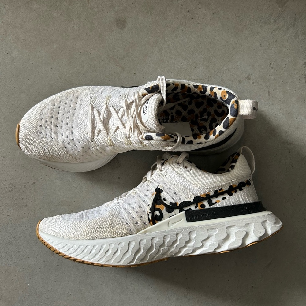 Nike React Infinity Flyknit running shoes. US size 8